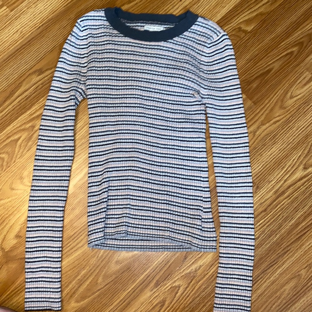 Striped AE long sleeve shirt